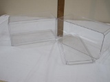2 Plastic Display Cases for Model Cars, 4.5