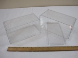 2 Plastic Display Cases for Model Cars, 4.5
