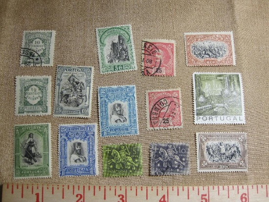 One lot of Portugal postage stamps, some unused, many from the 1920s