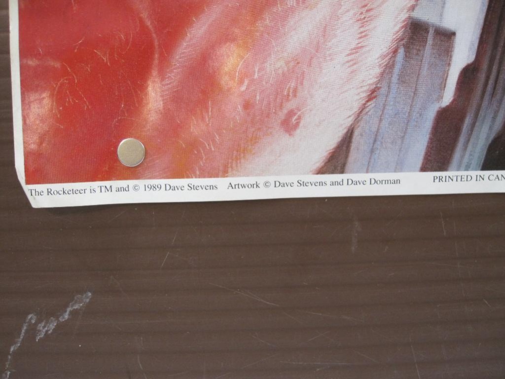 The Rocketeer 19 Dave Stevens Comico Poster Series Number 3 23 5 X 36 Poster Has Some Art Antiques Collectibles Collectibles Online Auctions Proxibid