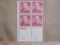 One block of four 3 cent Andrew W. Mellon US stamps, Scott # 1072