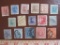 Lot of canceled Uruguay postage stamps