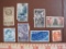 Vintage lot of Italy postage stamps, a few unused