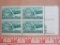 Block of four 3 cent Washington Territory Centennial US stamps, Scott # 1019