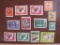 Lot of Paraguay postage stamps, many of them not canceled