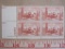 One block of four 3 cent 1853 Gadsden Purchase US stamps, Scott # 1028