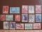 Assorted lot of canceled Denmark postage stamps