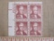 One block of four 40 cent John Marshall US stamps, Scott # 1050