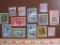 Lot of assorted canceled Ceylon postage stamps