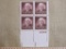 Block of four 3 cent George Eastman US stamps, Scott # 1062