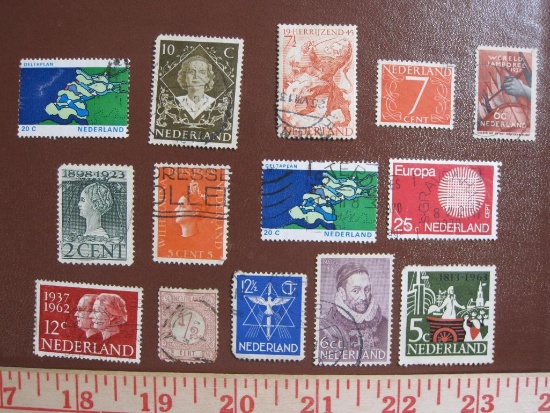 Lot of assorted Netherlands postage stamps