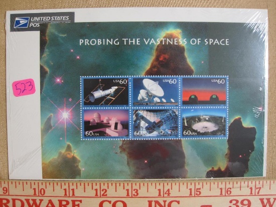Probing the Vastness of Space 60 cent Full Pane Scott # 3409