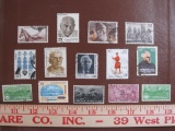 Lot of canceled India postage stamps