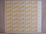 Sheet of 40 3 cent California centennial of Statehood US stamps, Scott # 997