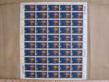 Full sheet of 50 10 cent The Legend of Sleepy Hollow US stamps, Scott # 1548