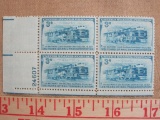 Block of four 3 cent Baltimore & Ohio Railroad Chartered Feb. 28, 1827 US stamps, Scott # 1006