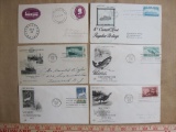 Lot of 1940s-1950s First Day of Issue covers (Armed Forces, Wildlife Conservation, Canal Zone and