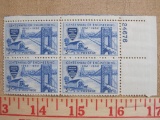 Block of four 3 cent Centennial of Engineering US stamps, Scott # 1012