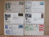 Lot of First Day of Issue covers (1948-1967) that honor Chaplains, Alaska's Admission as the 49th
