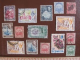 Lot of mostly cancelled Bermuda postage stamps