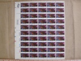 Full sheet of 50 8 cent Sybil Ludington US stamps, Scott # 1559