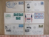First Day of Issue covers, 1940s era, including salutes to physician Walter Reed, Franklin Delano