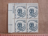 Block of 4 1980 1 cent 