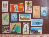 Lot of mostly canceled Egypt postage stamps
