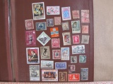 Lot of assorted stamps from foreign countries, some cancelled