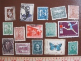 Lot of mostly canceled Bulgaria postage stamps