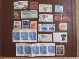 Lot of assorted nationalistic US postage stamps