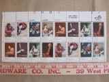Sheet of 16 Letters Mingle Souls Universal Postal Union US stamps, Scott # 1530-37