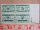 Block of four 3 cent First of the Land-Grant Colleges US stamps, Scott # 1065