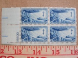One block of four 3 cent Children's Stamp 1956 US stamp, Scott # 1085
