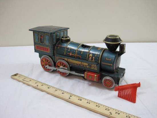 Vintage Pressed Steel Trade Mark Modern Toys Train, Made in Japan, AS IS, 2 lbs