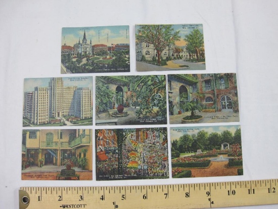 EIGHT Miniature Postcards from New Orleans, LA, 1 oz