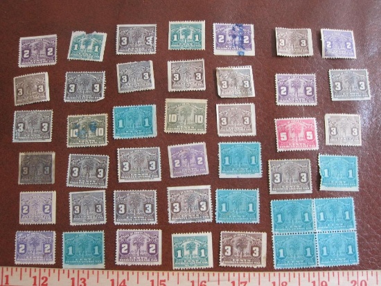 Lot of South Carolina Business License Tax stamps