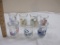 Lot of 7 Tom & Jerry Welch's Glass Jelly Jars from 1991 & 1993, 2 lbs 6 oz
