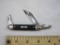 Vintage IDEAL 3-Blade Folding Pocket Knife, AS IS, 2 oz