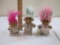 Three Vintage RUSS Troll Easter Dolls, 10 oz