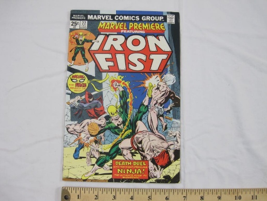 Marvel Premiere Featuring Iron Fist Comic Book #22, Marvel Comics Group, June 1975, 2 oz