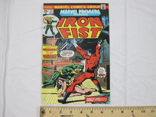 Marvel Premiere Featuring Iron Fist Comic Book #23, Marvel Comics Group, August 1975, 2 oz