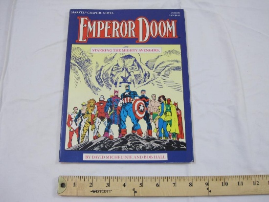 Emperor Doom: Starring the Mighty Avengers Marvel Graphic Novel by David Michelinie and Bob Hall,