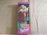 Holiday Dreams Barbie, 1994 Mattel Special Edition, present is loose in box, NRFB sealed, 10oz