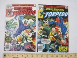 Two Marvel Premiere Featuring The Torpedo Comic Books #39 & 40, Marvel Comics Group, December 1977