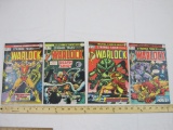 Four Marvel Strange Tales Featuring: WARLOCK, Issues #178-181, (February, April, June, & August