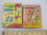 Two Vintage The Road Runner Books incluidng The Super Beep-Catcher (1968) and The Lost Road Runner