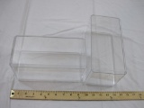 Plastic Display Case for Model Car with reflective base, 4.5