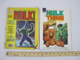 The Incredible Hulk Magazine No. 18 (1979 Marvel, cover is nearly detached) and Marvel Graphic Novel