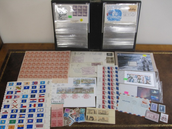 Stamps, US & Foreign, Blocks, Sheets & More